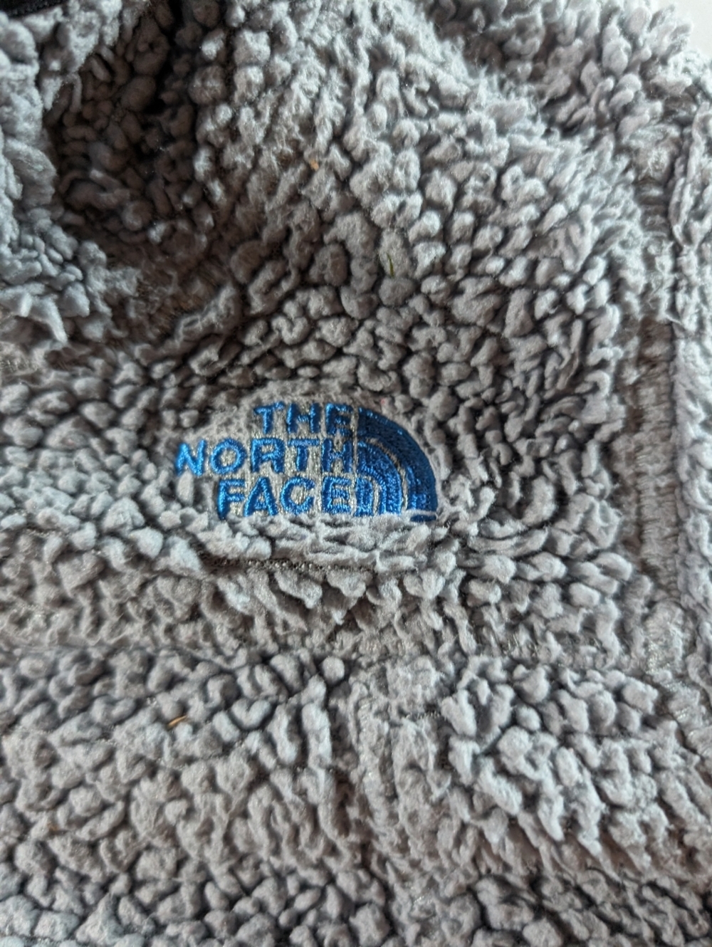 North Face Boys Kids  Puffer Winter Blue/Black FullZip Jacket Size 4t Reversible - Picture 4 of 8